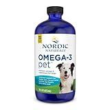 Nordic Naturals Omega-3 Pet, Unflavored - 16 oz - 1518 mg Omega-3 Per Teaspoon - Fish Oil for Large to Very Large Dogs with EPA & DHA - Promotes Heart, Skin, Coat, & Immune Health