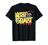 Fresh West Coast 80s 90s Hip Hop Rap Old School Graffiti T-Shirt