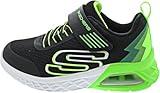 Skechers Kids Boy's Microspec Max Ii Sneaker, Black/Lime, 13.5 Little Kid