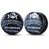 POBAISITER 2PCS Acrylic Internally Threaded Ear Plugs Epoxy Allergy Free Ear Gauges Tunnels Stretcher For Women Men Body Piercing Jewelry