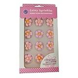 Edible Spring Flowers Sprinkles Ice Cream Candy Sprinkle Baking Cookie DIY Cake Cupcake Topper Icing Frosting Decoration Birthday Supplies