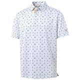 M MAELREG Boys Golf Shirts Moisture Wicking Quick Dry Fit Full Printing Short Sleeve Polo Shirts for Boys Size 6