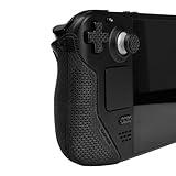 TALONGAMES Controller Grips Compatible with Steam Deck OLED/Steam Deck Controllers, Anti-Slip, Sweat-Absorbent, Textured Skin kit, for Handle Grips, Buttons, Triggers, D-pad (Ultra - Black)