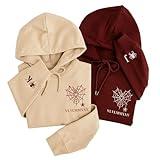 Giantbighands Personalized Embroidered Couple Hoodies for Lovers, Custom Couple's Spider Web Pattern Embroidered Sweatshirt for Him Her, Matching outfit for Valentines Wedding Halloween Christmas