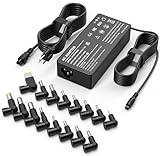 XOUBZ 90W Universal Laptop Charger Replacement for HP Lenovo Dell Acer Asus Toshiba IBM Fujitsu Notebook Ultrabook Chromebook Computer Charger AC Adapter Power Cord with 16 Tips