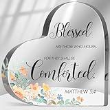 Christian Sympathy Memorial Gifts for Loss of Loved One - Bereavement Condolences Grief Gifts, Funeral Memorial Decor Sign