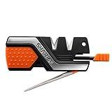 SHARPAL 101N 6-in-1 Pocket Knife Sharpener & Survival Tool – Diamond Sharpening Rod, Fire Starter Ferro Rod, Whistle – Sharpens Straight & Serrated Blades, Repairs & Hones Knives