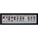 History of the United States Navy Framed Posters & Prints | American Military Wall Art Gifts & Bedroom Decor | Cool Poster & Print for Army Enthusiast, Veterans & Vintage Artwork Collectors Room Walls