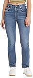 Levi's Women's 501 Original Fit Jeans, (New) Medium Indigo Worn in, 32 Regular