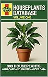 Houseplants Database: Volume 1: 300 Houseplants. 300 Fixes. The No-Fluff Indoor Plant Manual with Full-Page Diagnostics, Care Routines, and Field Notes. (The Houseplant Database series)