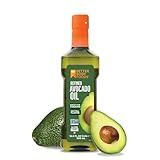 BetterBody Foods Refined Avocado Oil, Non-GMO Cooking Oil, Kosher, Keto and Paleo Diet Friendly, Frying, Baking, Avocado Oil, 500 mL, 16.9 Fl Oz