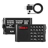 SavvyBloom KJV Audio Bible Player, Electronic Talking Audio Bible KJV Player with New & Old Testament for Easy to Travel with and Listen Words Anytime, King James Version