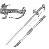 Saint George Dragon Saber - Intricately Designed Dragon Sword, Exquisite Knight Collections, for Collectors