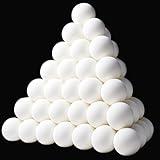 XIPEGPA 30 PCS Table Tennis Balls Ping Pong Balls 40mm Entertainment Plastic Balls for Game Party Sports Activities Fun Games Handicrafts Pet Toy (White)