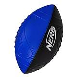 Nerf Pro Grip Football, Blue, Classic Foam Ball, Easy to Catch & Throw, Sports Toys, Christmas Gifts or Stocking Stuffers for Kids