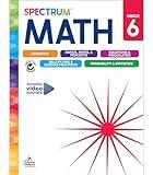 Spectrum 6th Grade Math Workbook, Activity Book for Kids Ages 11-12, Geometry, Ratio, Mathematics Equations, Multiplication and Division of Fractions, and More, Classroom or Homeschool Curriculum