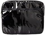 LeSportsac E-Reader Sleeve 8143G Laptop Bag,Black Patent,One Size