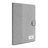 Solo New York Universal Tablet Case - Fits 8.5"-11" Tablets, Compatible with iPad 11th Generation, iPad Air M3, iPad Pro M4, Fire HD 10, & More, Magnetic Strap Closure - Re:Think, Gray