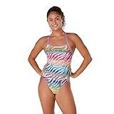 Speedo Women's Swimsuit One Piece Endurance The One Printed Team Colors