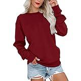 Women's Plus Size Clothes Plus Size Sets Jackets for Teen Girls Cute Crewnecks Cute Womens T Shirts Womens Fall Fashion 2023 Womens Plus Size T Shirts Womens Plus Size Shirts(B-Red,XX-Large)