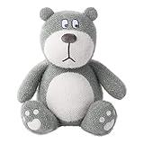 Wpond Stuffed Animal for Toddlers Soft Plush Hansbear Figure Dolls Knitted Crochet Kid Toys Birthday Christmas Valentine Gifts for Girls Boys All Ages Bedroom Office Decor Green 13 Inch