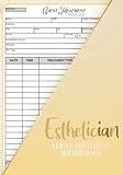 Esthetician Client Treatment Record Book: Client Info Sheet For Salon , Spa, Make up Artist , Esthetician Business Forms, 7''x10'' Inch. 120 Pages .