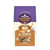 Old Mother Hubbard Wellness P-Nuttier Dog Biscuits, Natural, Training Treats, Peanut Butter Flavor, Small Size, (20 Ounce Bag)
