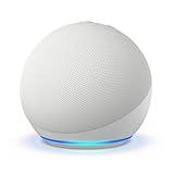 Amazon Echo Dot (newest model), Vibrant sounding Alexa speaker, Great for bedrooms, dining rooms and offices, Glacier White