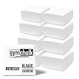 Rage Fitness Premium Gym Chalk, Pure Magnesium Carbonate Chalk for Excellent Grip, Weightlifting, Gymnastics, Rock Climbing - Block Chalk 1 LB