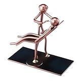 Dentist Craft Handmade Figurine – 4" L x 4" H – Recycled Metal Sculpture & Hand Welded Bronze Finish Art Gift – Desk Accessories, Dental Office Decor & Dentist Appreciation Gifts