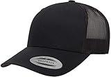 Yupoong Men's YP Classics Retro Trucker Hat, Black, One Size
