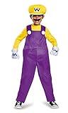 Wario Deluxe Super Mario Bros. Nintendo Costume, Small/4-6