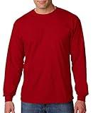Gildan Activewear Heavy Cotton Long Sleeve T-Shirt, 2XL, Garnet