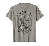 Plato's Cave Funny Philosophy Stoicism History Teacher T-Shirt