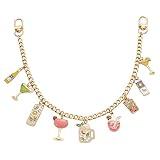 URMPTJ Beer Cocktail Beverage Fruit Juice Purse Charm Chain for Handbag & Jeans - Fun Summer Accessory for Women