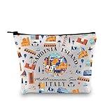 Zuo Bao Sardinia Lovers Cosmetic Bag Sardinia Souvenirs Gift Sardinia Italy Sardinia Island Sardinia Italy Trip Italy Travel Gift (SARDINIA)