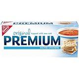 Premium Original Saltine Crackers, Lunch Snacks, 8 oz