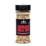 The Spice Lab Hawaiian Hula Rub - Brown Sugar, Sesame Ginger & Soy Sauce - Sweet Seasoning for Pork Chops, Stir Fry Vegetables, Beef, Sesame Chicken, Poke & Vegan Meat – 6.2 oz Shaker Jar - 7086