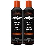 Edge Shaving Gel for Men, 9.5oz, 2 Pack Mens Shave Gel with Aloe, Mens Shaving Cream Sensitive Skin Shave Gel - Moisturizes, Protects, and Soothes