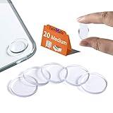 Glass Table Top Anti Slip Pads-Glass Table Top Bumpers, 20PCS 3/4 inch Non Adhesive Medium