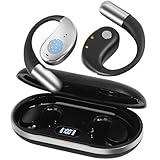 AI Language Translation Wireless Earbuds Bluetooth 5.4 Real Time Open Ear Headphones, Translator for 144 Languages & Accents,LED Digital Display Charging, Long Battery Life, Fit iOS and Android, Black