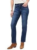 Democracy Women's Ab Solution High Rise Straight Leg, Blue, 8
