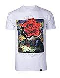 SCREENSHOTBRAND-S11940 Mens Hip-Hop Fashion Premium Tee - Ultra Renaissance Graffiti Art Print T-Shirt-White-Medium