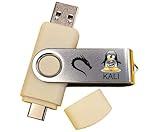 Kali Linux OS for Hackers - Bootable Live Install USB Flash Thumb Drive - Cybersecurity Hacking Tools and Penetration Testing