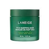 LANEIGE Cica Sleeping Mask: Soothing Overnight Mask with Centella & Fermented Forest Yeast Extract for Sensitive Skin & Moisture Barrier Repair