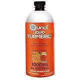 Qunol Liquid Turmeric Curcumin with Black Pepper, Turmeric Supplement 1000mg, Extra Strength, Joint Health, 40 Servings, 20.3 fl oz