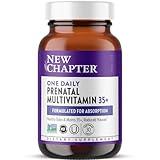 New Chapter Prenatal Vitamins, One Daily Prenatal Multivitamin Enhanced for Age 35+ with Methylfolate + Choline for Healthy Mom & Baby, Gluten Free & Non-GMO- 30 ct