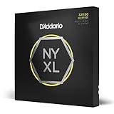 D'Addario Bass Guitar Strings - NYXL Bass Strings - NYXL32130MS - Unrivaled Strength, Tuning Stability, Enhanced Response - For 6 String Multiscale Bass Guitars - 32-130 Regular Light, Multiscale