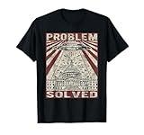 Funny UFO Problem Solved Political Humor Sarcastic T-Shirt