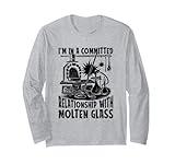 Blown Glass Craft Art - Glassblowing Long Sleeve T-Shirt